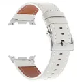 Bracelet cuir sans interstice pour Samsung Galaxy Watch – Couleur du bracelet BLANC
