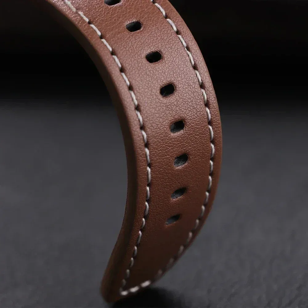 Bracelet cuir sans interstice pour Samsung Galaxy Watch