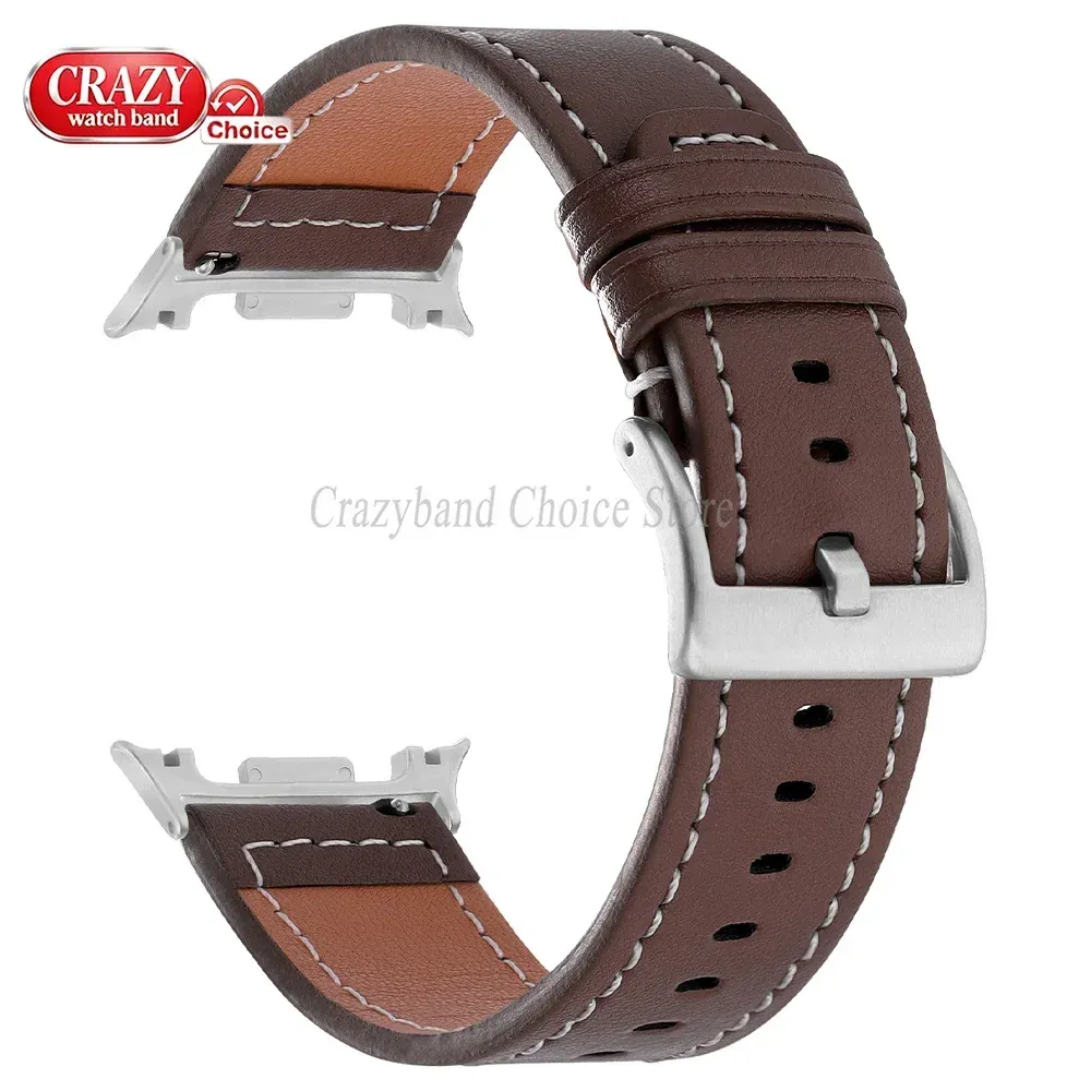 Bracelet cuir sans interstice pour Samsung Galaxy Watch