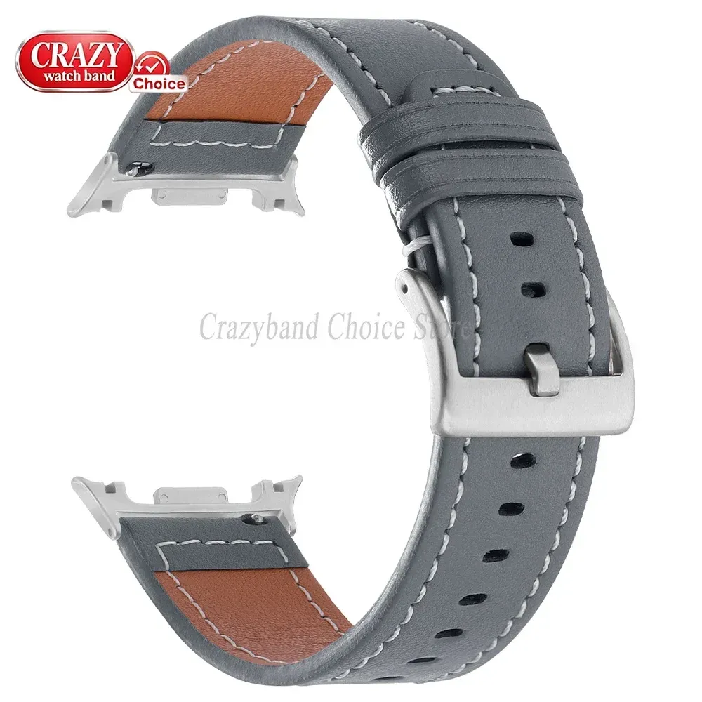 Bracelet cuir sans interstice pour Samsung Galaxy Watch