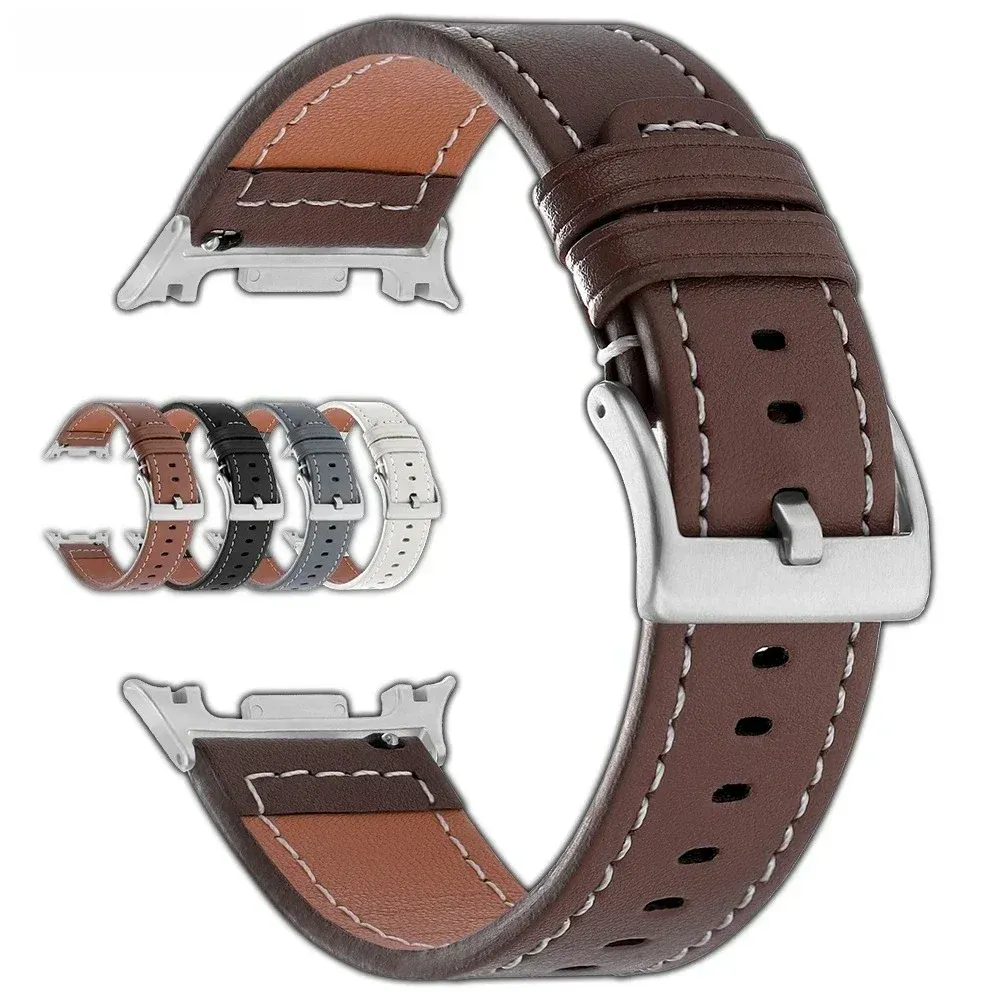 Bracelet cuir sans interstice pour Samsung Galaxy Watch