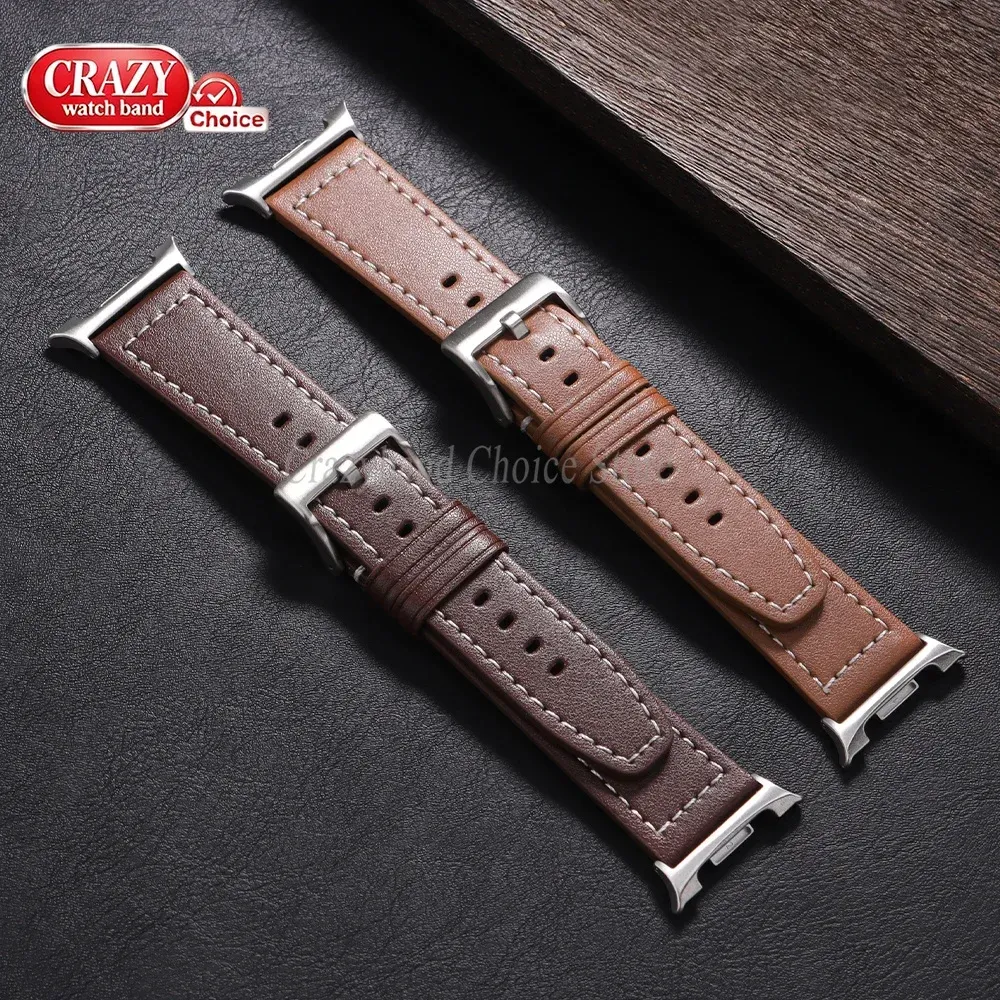 Bracelet cuir sans interstice pour Samsung Galaxy Watch