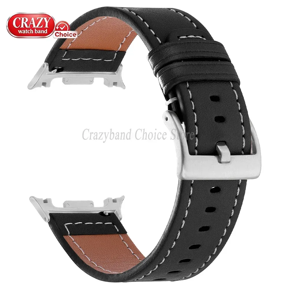 Bracelet cuir sans interstice pour Samsung Galaxy Watch