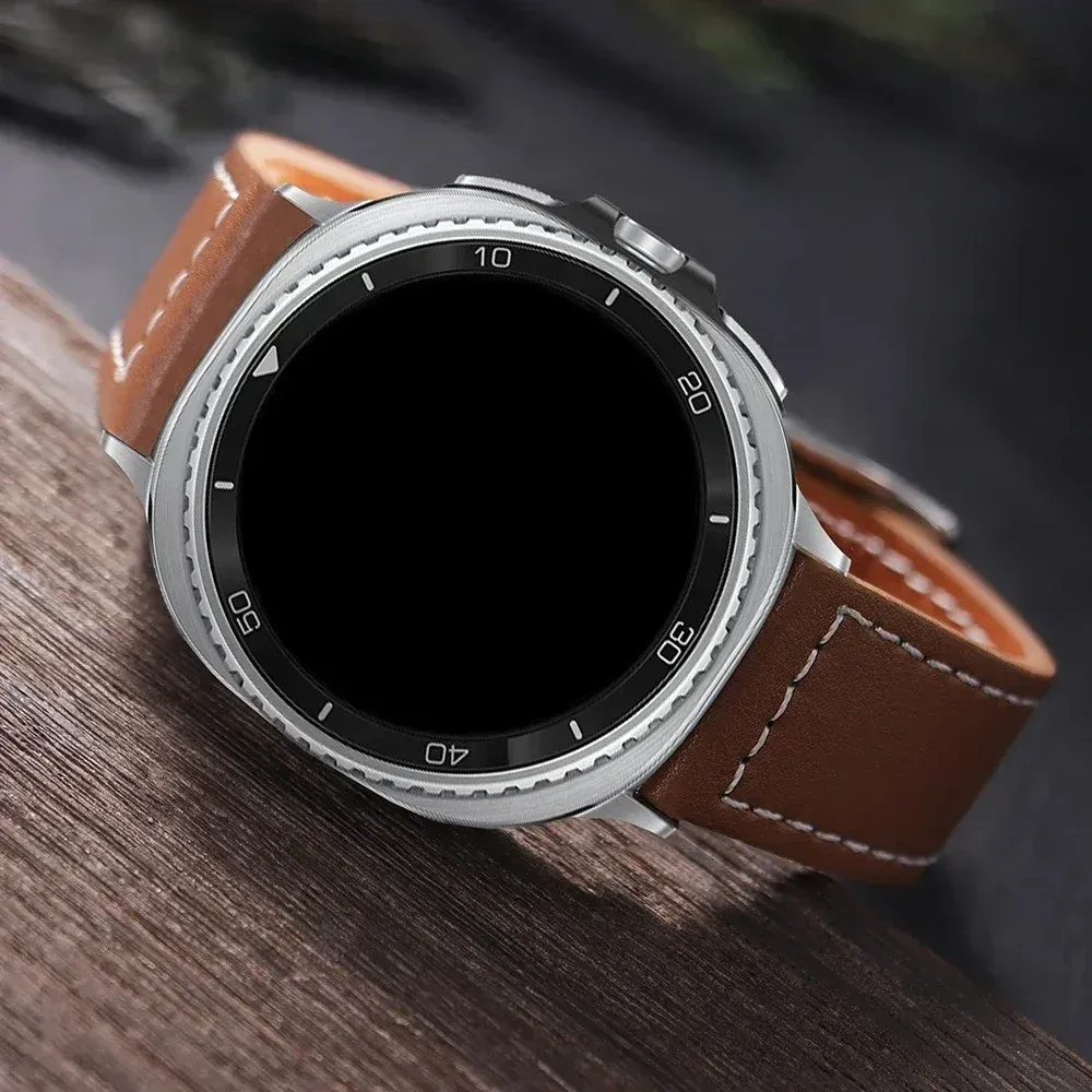 Bracelet cuir sans interstice pour Samsung Galaxy Watch