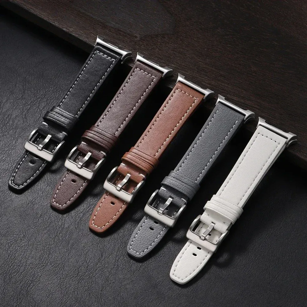 Bracelet cuir sans interstice pour Samsung Galaxy Watch