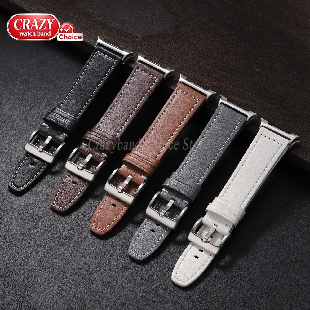 Bracelet cuir sans interstice pour Samsung Galaxy Watch