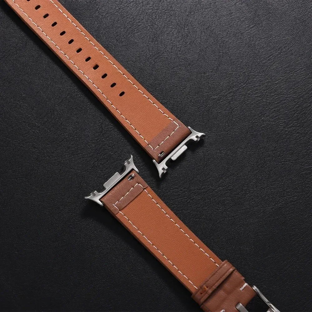 Bracelet cuir sans interstice pour Samsung Galaxy Watch