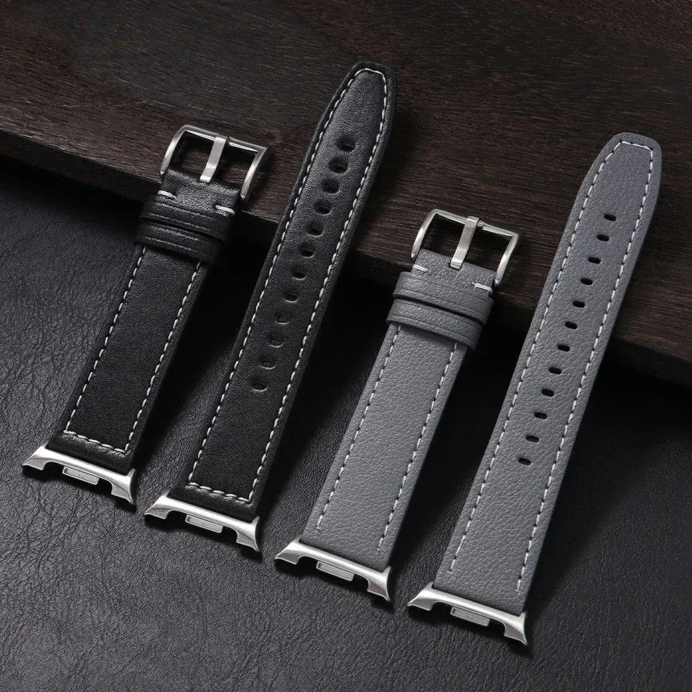 Bracelet cuir sans interstice pour Samsung Galaxy Watch