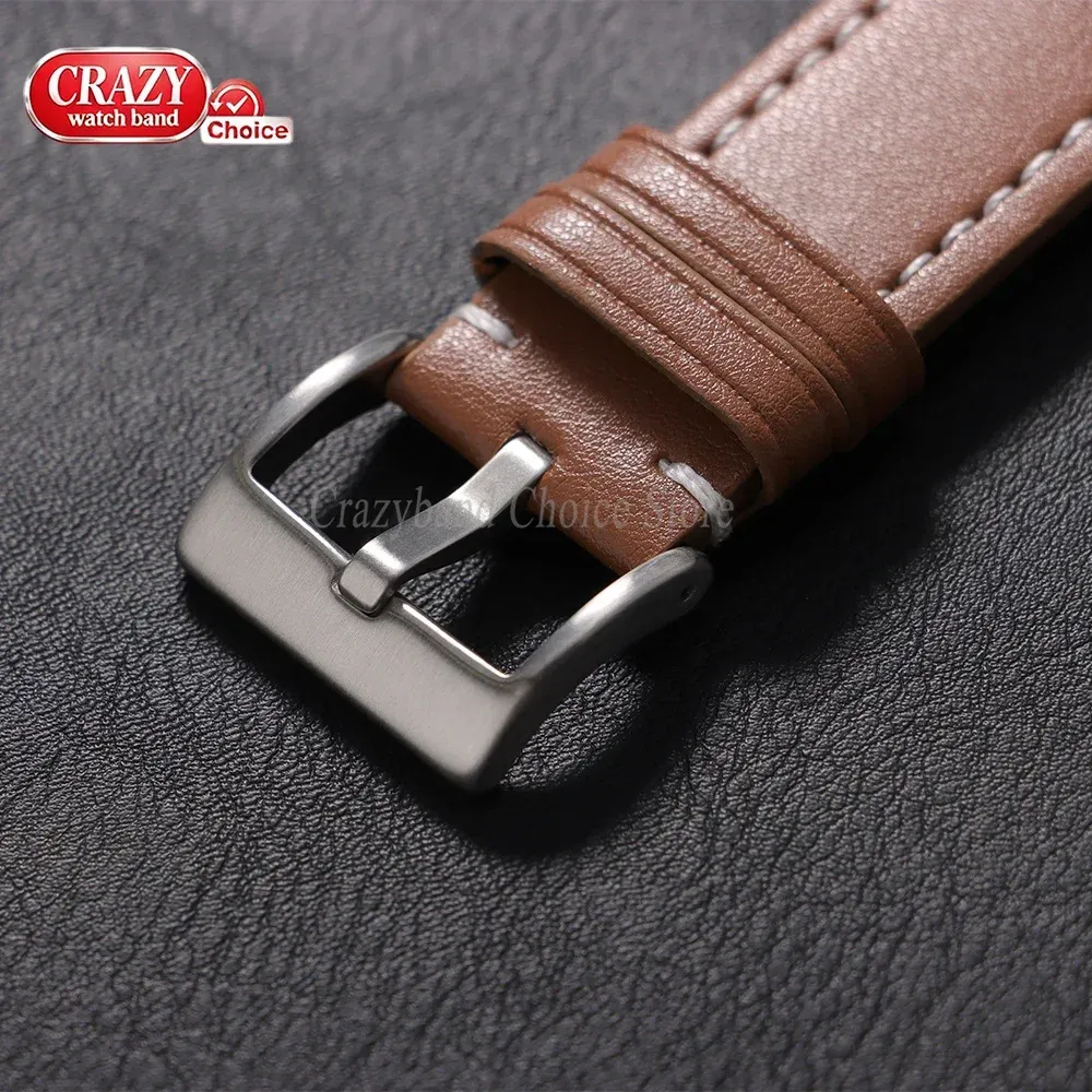 Bracelet cuir sans interstice pour Samsung Galaxy Watch