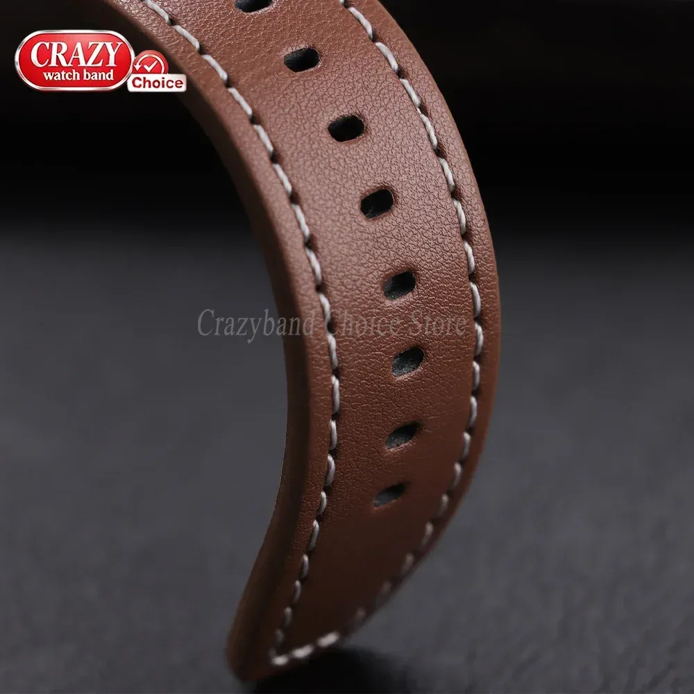 Bracelet cuir sans interstice pour Samsung Galaxy Watch