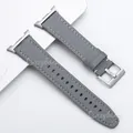 Bracelet cuir sans interstice pour Samsung Galaxy Watch – Couleur du bracelet Grey