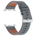 Bracelet cuir sans interstice pour Samsung Galaxy Watch – Couleur du bracelet gris