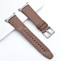 Bracelet cuir sans interstice pour Samsung Galaxy Watch – Couleur du bracelet Light Brown