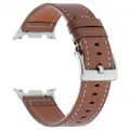 Bracelet cuir sans interstice pour Samsung Galaxy Watch – Couleur du bracelet Marron clair