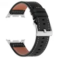Bracelet cuir sans interstice pour Samsung Galaxy Watch – Couleur du bracelet noir