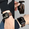Bracelet cuir silicone magnétique pour Apple Watch 38 à 49 mm – 5
