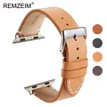 Bracelet cuir simple 38 à 49 mm – Couleur du bracelet Beige-S