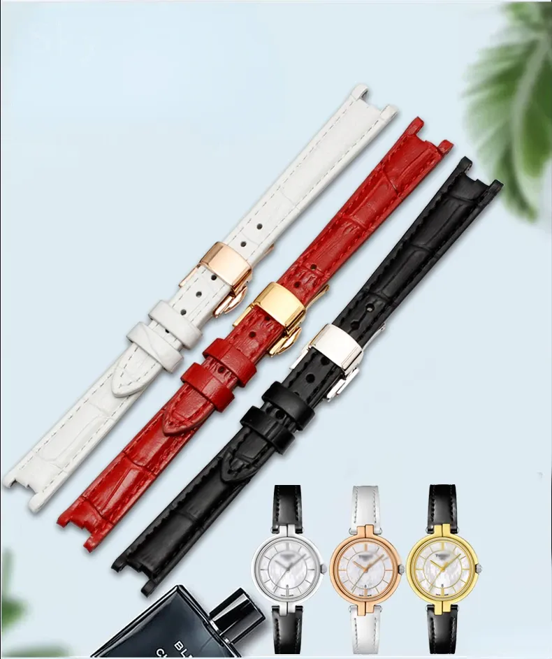 Bracelet cuir souple 12 mm pour Tissot Flamenco