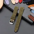 Bracelet cuir suédé vintage 14 à 22 mm à dégagement rapide – 2
