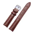 Bracelet cuir universel 12 à 22 mm remplacement – Couleur du bracelet Brun