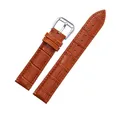 Bracelet cuir universel 12 à 22 mm remplacement – Couleur du bracelet Brun clair