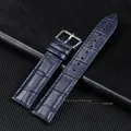 Bracelet cuir universel 12 à 22 mm remplacement – Couleur du bracelet dark blue