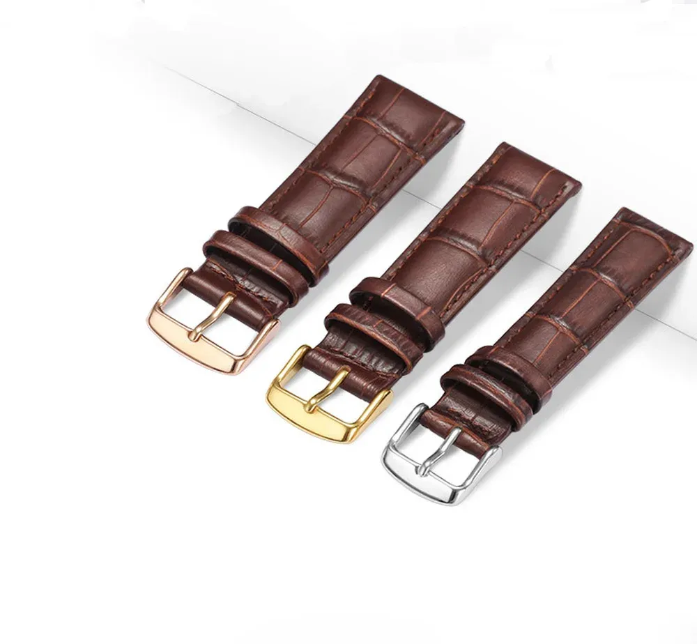 Bracelet cuir universel 12 à 22 mm remplacement