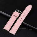 Bracelet cuir universel 12 à 22 mm remplacement – Couleur du bracelet pink