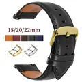 Bracelet cuir vache 18 à 24 mm dégagement rapide – 1