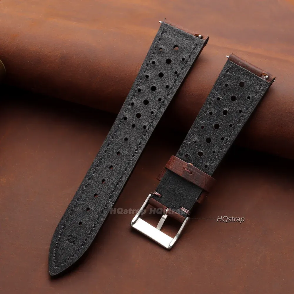 Bracelet cuir vache 18 à 24 mm rétro rapide