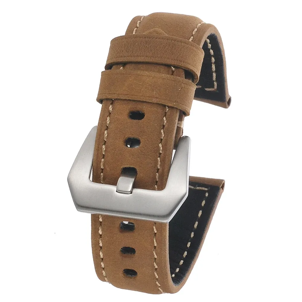 Bracelet cuir vache 20 à 26 mm pour Panerai