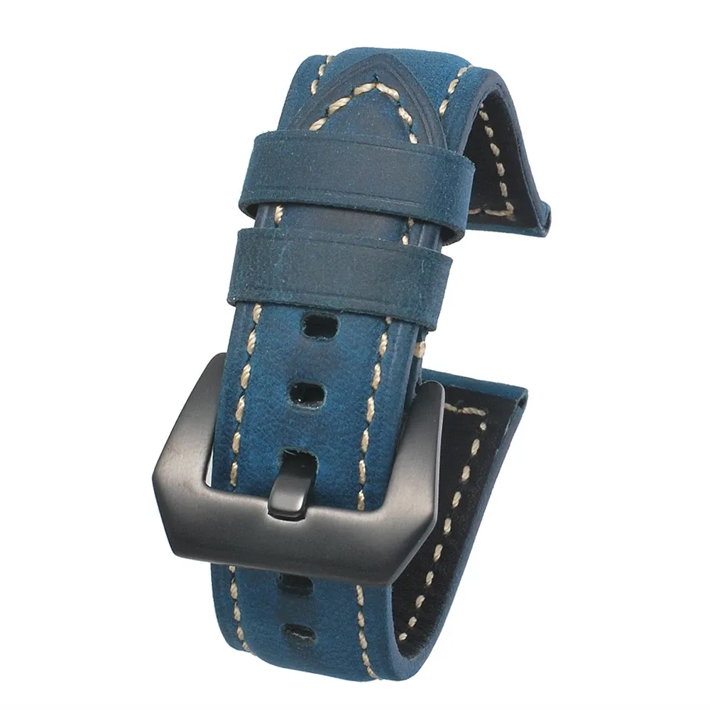 Bracelet cuir vache 20 à 26 mm pour Panerai