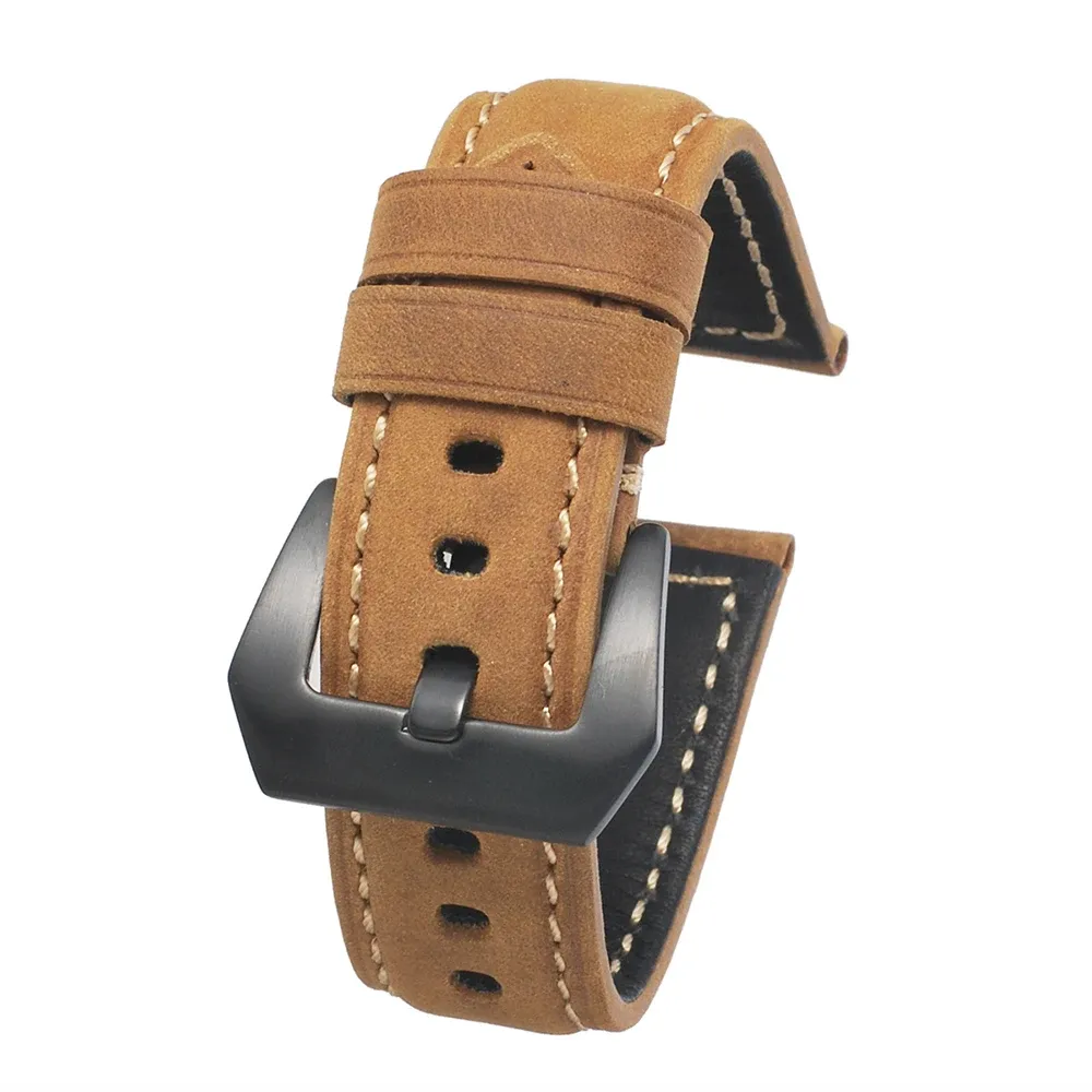 Bracelet cuir vache 20 à 26 mm pour Panerai