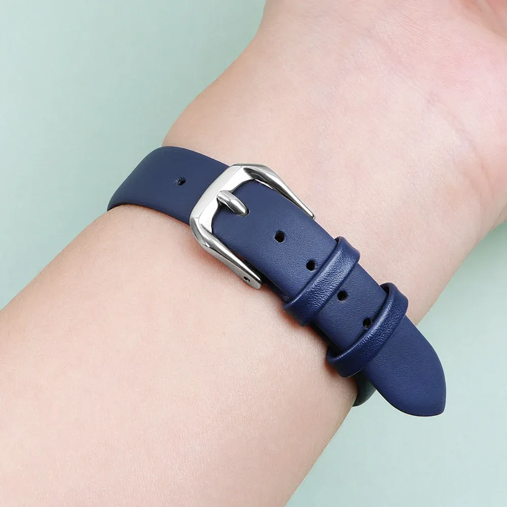 Bracelet cuir vachette 6 à 17 mm ultra fin