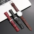 Bracelet cuir veau 12 à 22 mm fermoir argenté doré – 5