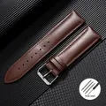 Bracelet cuir veau 12 à 24 mm universel – Couleur du bracelet Dark Brown