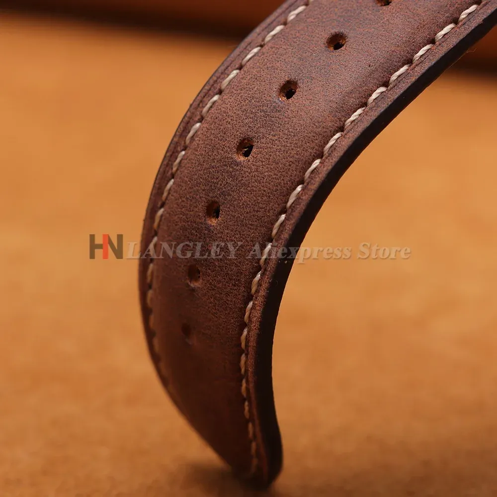Bracelet cuir vintage 14 à 24 mm pour Samsung Galaxy Watch