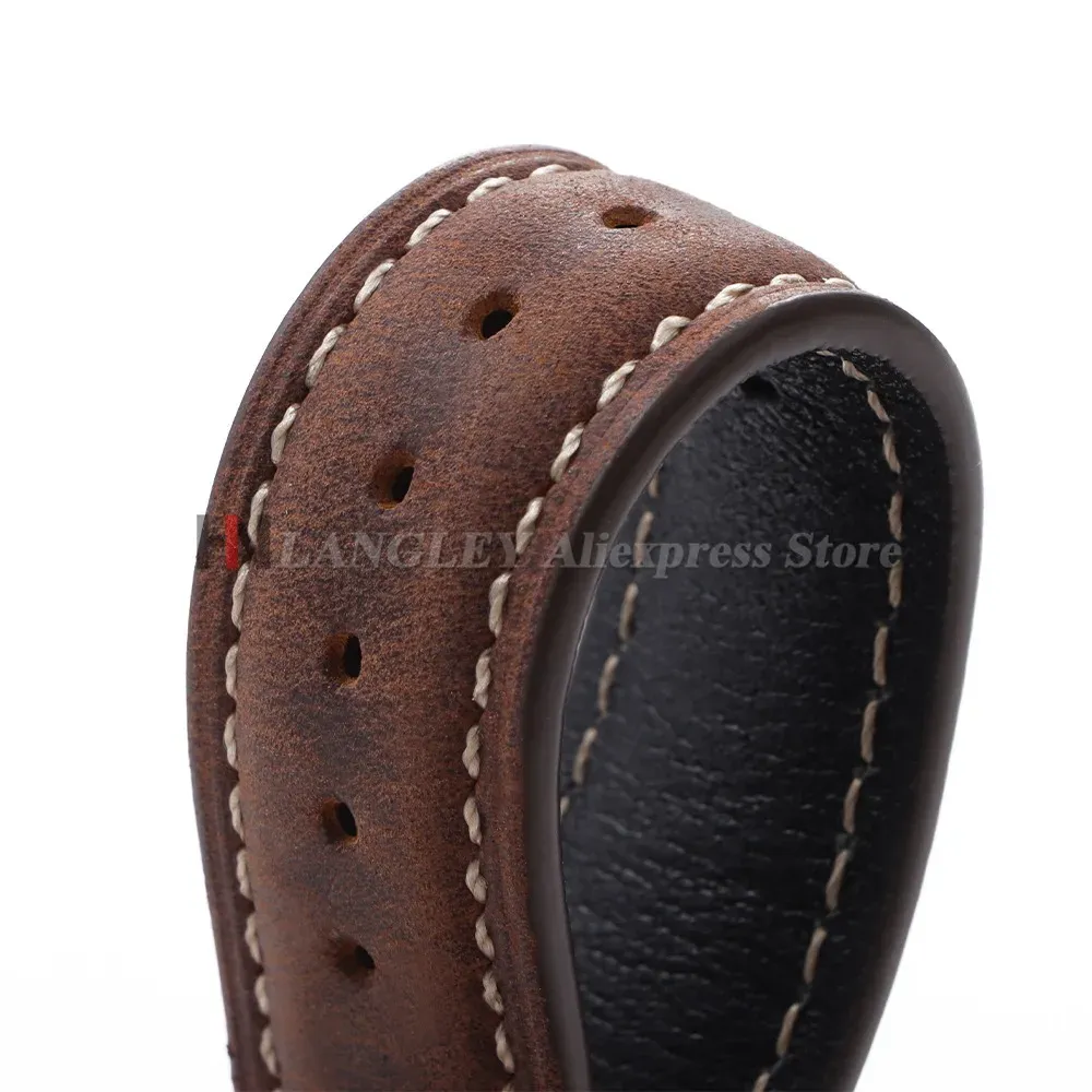 Bracelet cuir vintage 14 à 24 mm pour Samsung Galaxy Watch