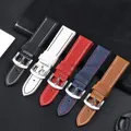 Bracelet cuir vintage 18 à 24 mm style militaire – 5
