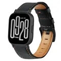 Bracelet cuir vintage 20 à 22 mm pour Redmi et Xiaomi – Couleur du bracelet Black 09