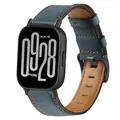 Bracelet cuir vintage 20 à 22 mm pour Redmi et Xiaomi – Couleur du bracelet blue 5