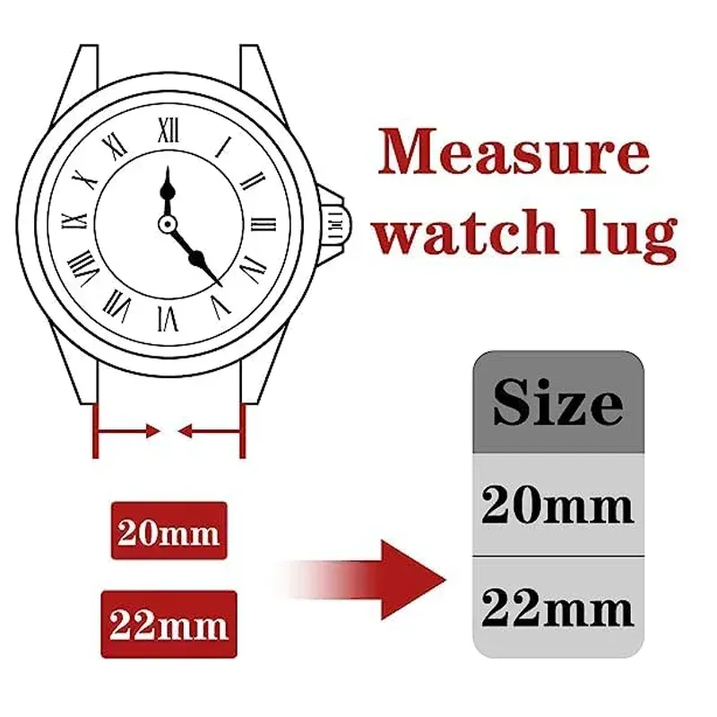 Bracelet cuir vintage 20 à 22 mm pour Redmi et Xiaomi