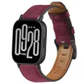 Bracelet cuir vintage 20 à 22 mm pour Redmi et Xiaomi – Couleur du bracelet rose red 6