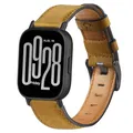Bracelet cuir vintage 20 à 22 mm pour Redmi et Xiaomi – Couleur du bracelet Yellow brown 1