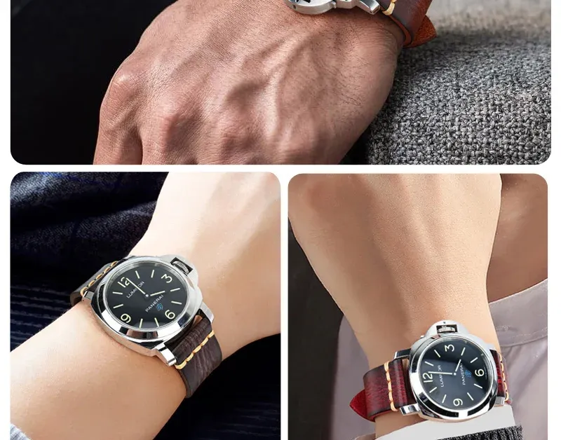 Bracelet cuir vintage pour montre 18 à 26 mm