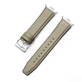 Bracelet cuir vintage pour Redmi Watch et Miband – Couleur du bracelet Apricot S