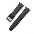 Bracelet cuir vintage pour Redmi Watch et Miband – Couleur du bracelet Black B