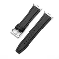 Bracelet cuir vintage pour Redmi Watch et Miband – Couleur du bracelet Black S