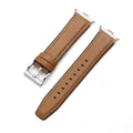 Bracelet cuir vintage pour Redmi Watch et Miband – Couleur du bracelet Brown S
