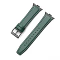 Bracelet cuir vintage pour Redmi Watch et Miband – Couleur du bracelet Green B